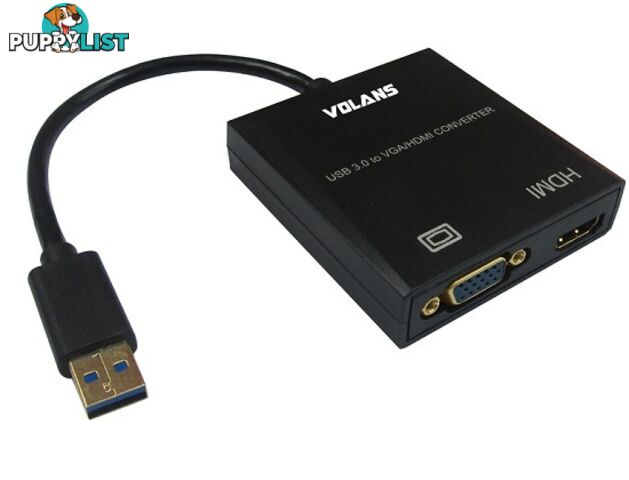 Volans USB3.0 to HDMI/VGA