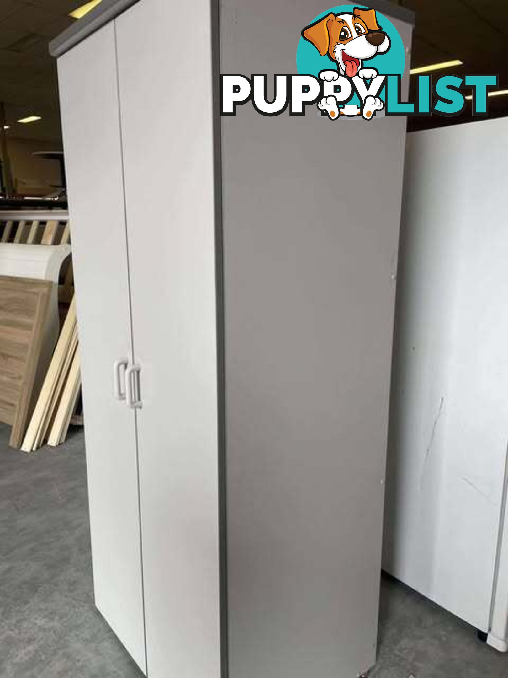 Grey Office Cabinet with Adjustable  Shelves - Embleton,Perth