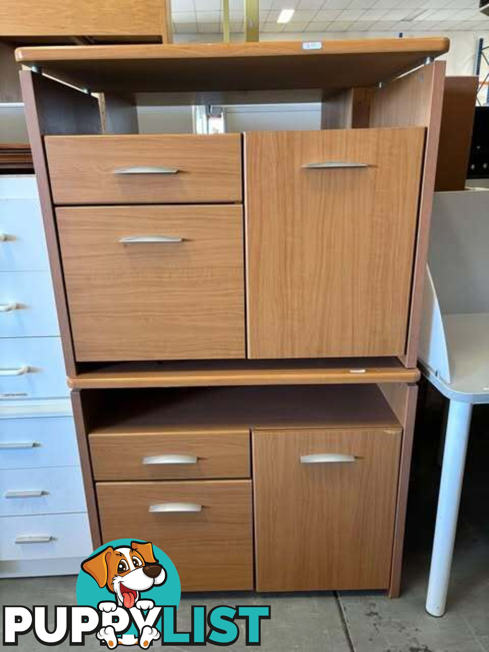 2 x Multi Storage with Filing Cabinet or TV Unit
