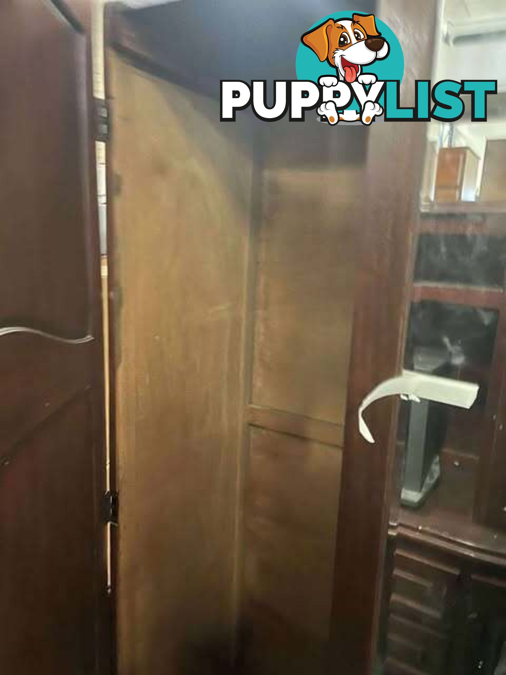 Vintage art deco wardrobe with bevelled mirror - Embleton,Perth