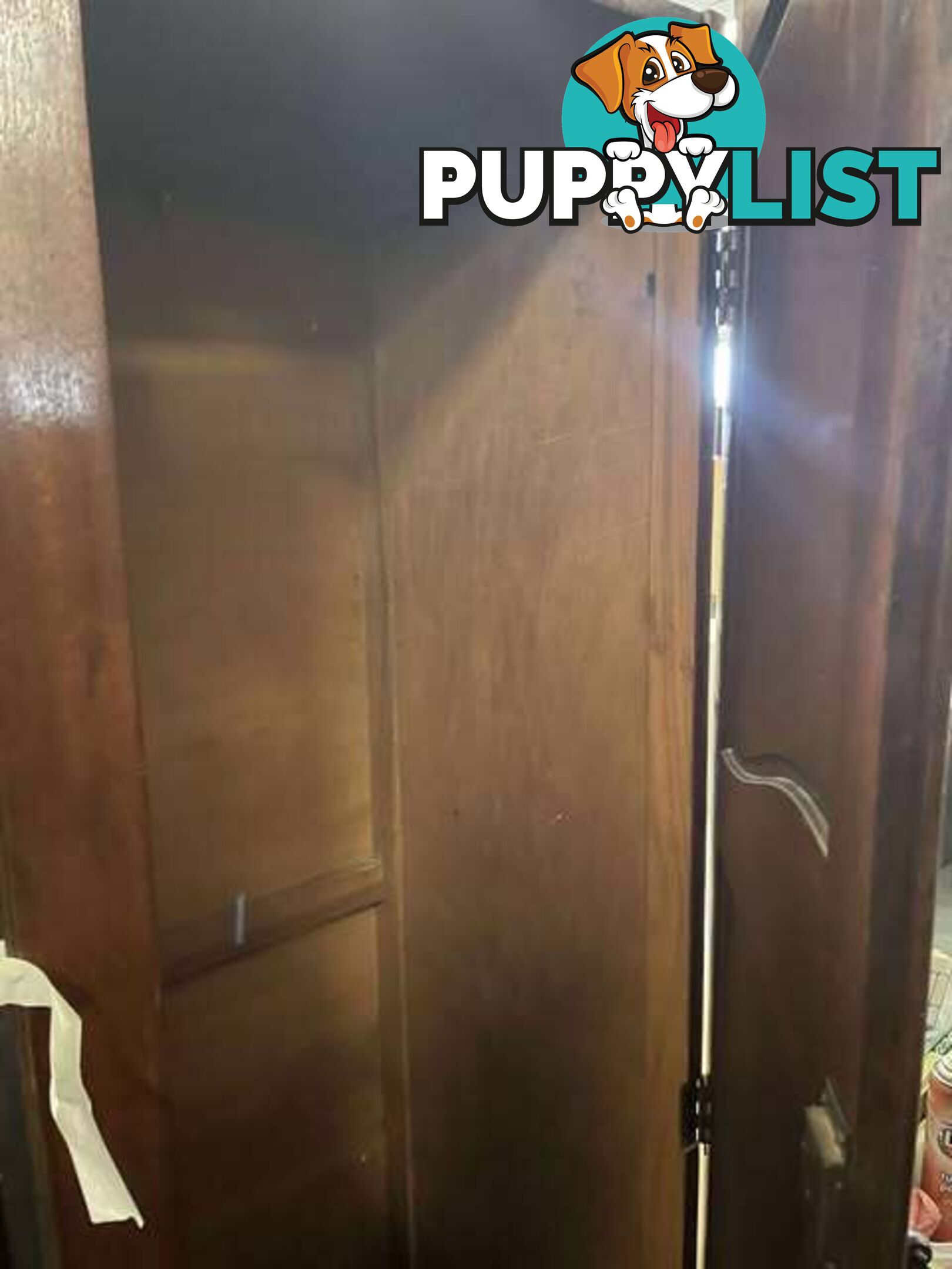 Vintage art deco wardrobe with bevelled mirror - Embleton,Perth