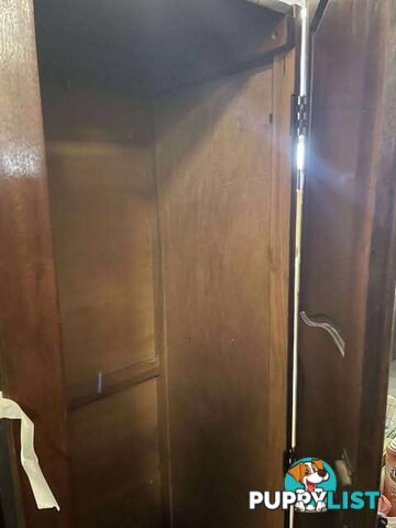 Vintage art deco wardrobe with bevelled mirror - Embleton,Perth