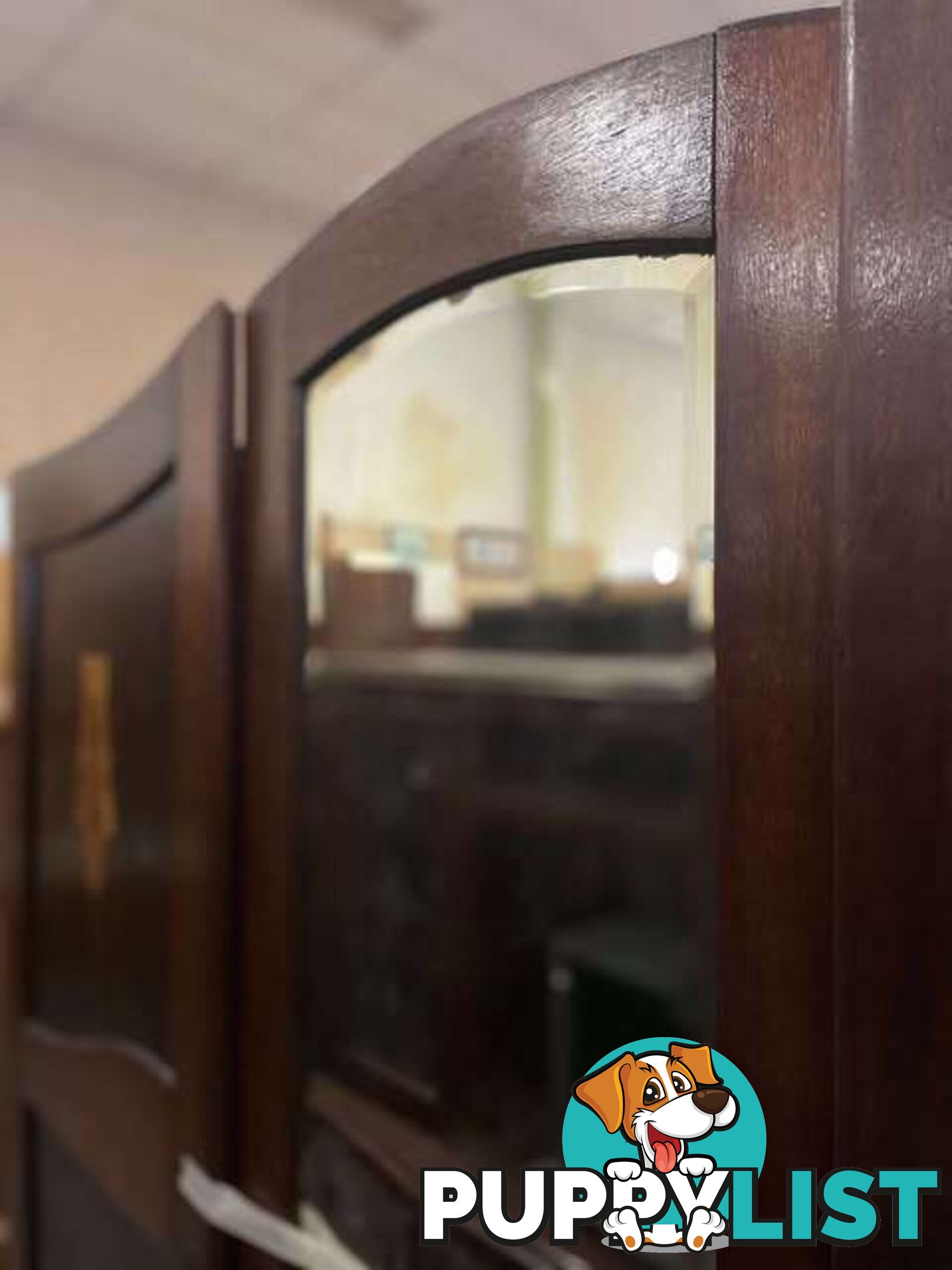 Vintage art deco wardrobe with bevelled mirror - Embleton,Perth
