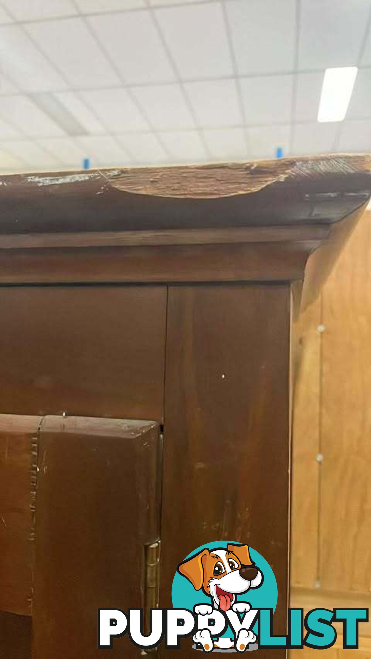Vintage Wardrobe with Bevelled Mirror - Embleton,Perth