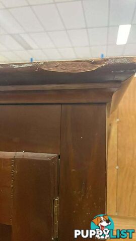 Vintage Wardrobe with Bevelled Mirror - Embleton,Perth