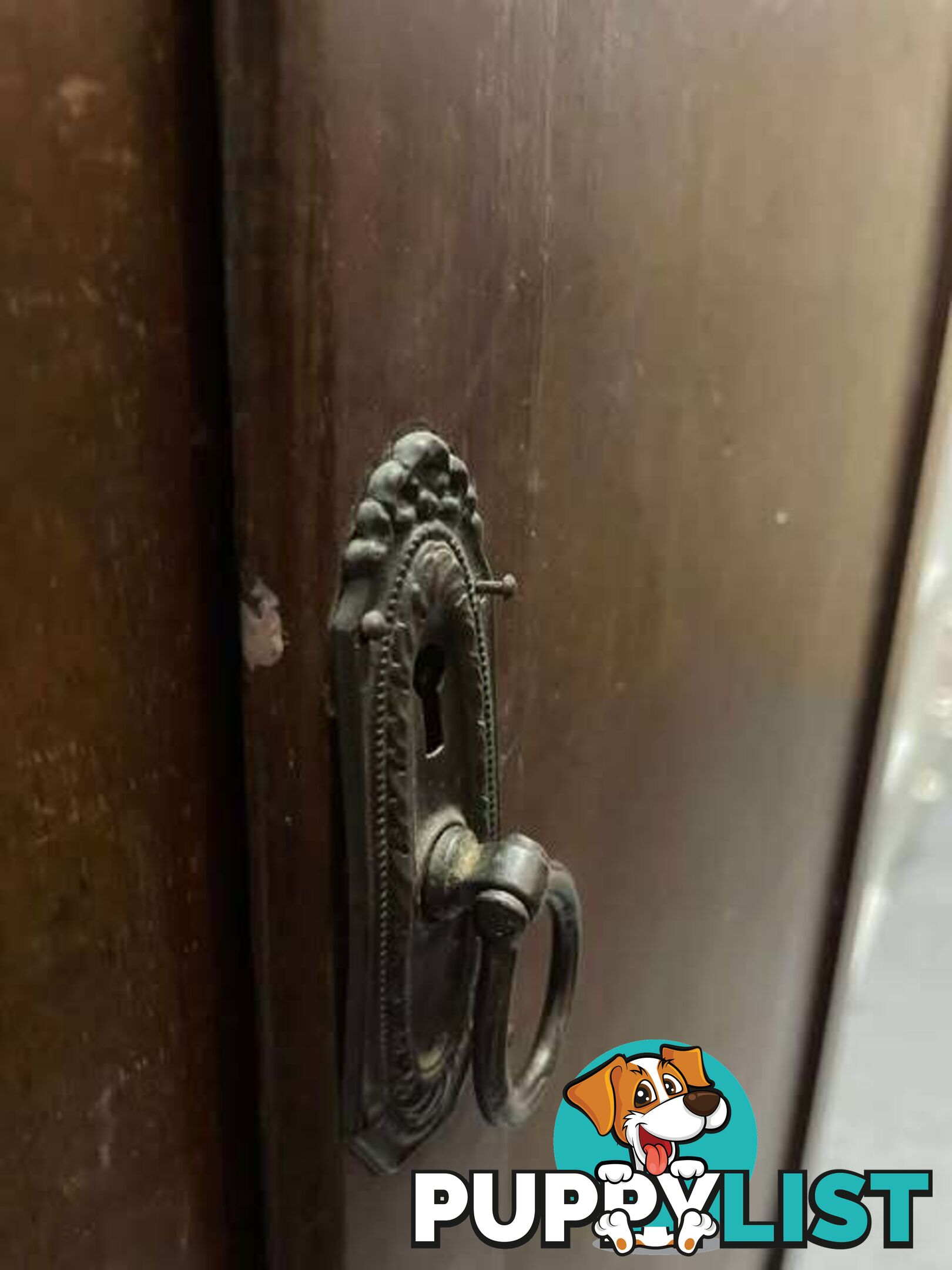 Vintage Wardrobe with Bevelled Mirror - Embleton,Perth