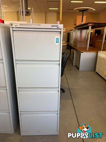 4-Drawer Vertical Filing Cabinet- NO KEY