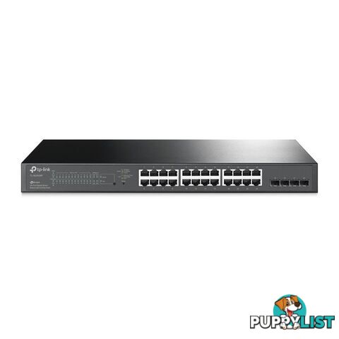 TP-Link TL-SG2428P JetStream 28-Port Gigabit Smart Switch with 24-Port PoE+ with Total 250W