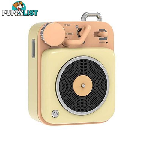 MUZEN Button Mini Bluetooth Speaker Yellow