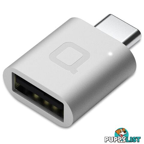 Nonda USB-C to USB 3.0 Mini Adaptor - Silver (Mac compatible)