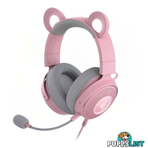 Razer Kraken Kitty V2 Pro Wired RGB Headset with Interchangeable Ears - Quartz Edition