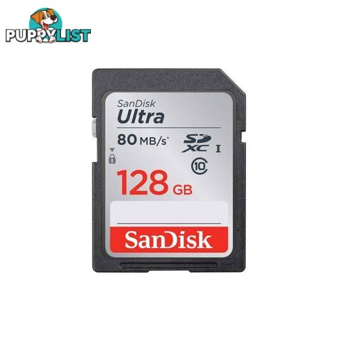 SanDisk Ultra 128GB SDXC Class-10 UHS-I SD Card 80MB/s