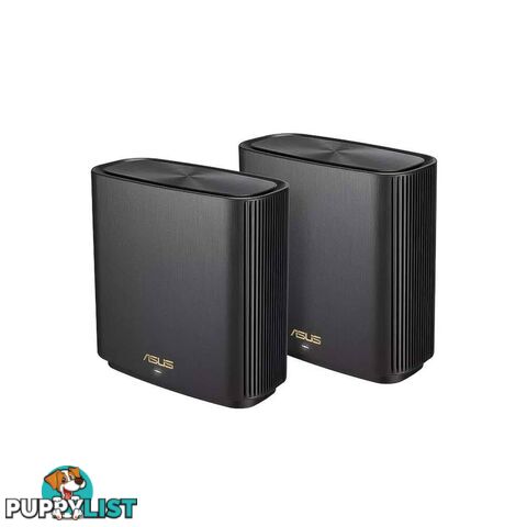 ASUS ZENWIFI XT8 AX6600 Wifi 6 Tri-Band Whole-Home Mesh Routers Black Colour (2 Pack)