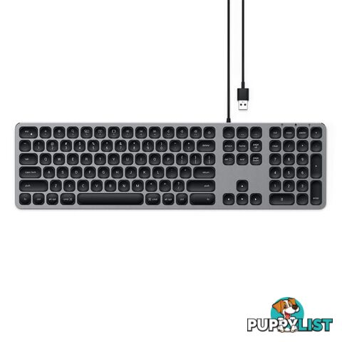 Satechi Aluminium Wired Keyboard For Mac - Space Grey