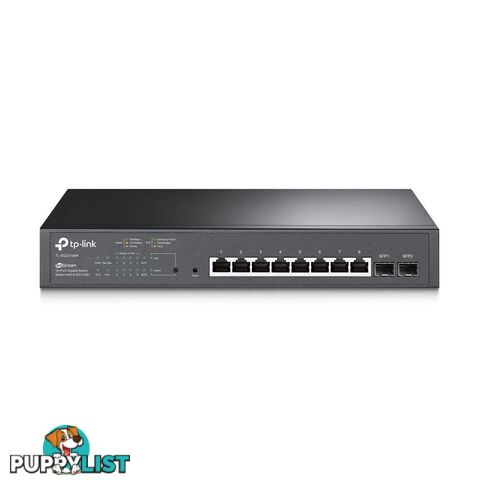 TP-Link TL-SG2210MP JetStream 10-Port Gigabit Smart Switch with 8-Port PoE+ 150W