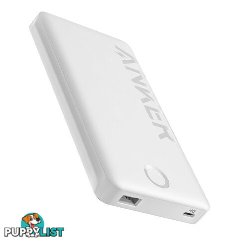 Anker 323 Power Bank 10000mAh (PowerCore PIQ) - White