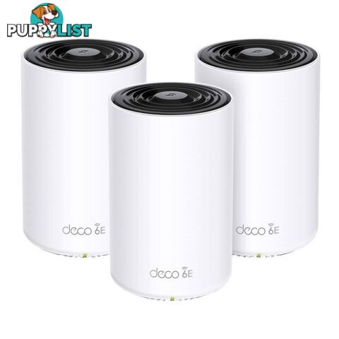 TP-Link Deco XE75 Pro(3-pack) AXE5400 Tri-Band Mesh Wi-Fi 6E System