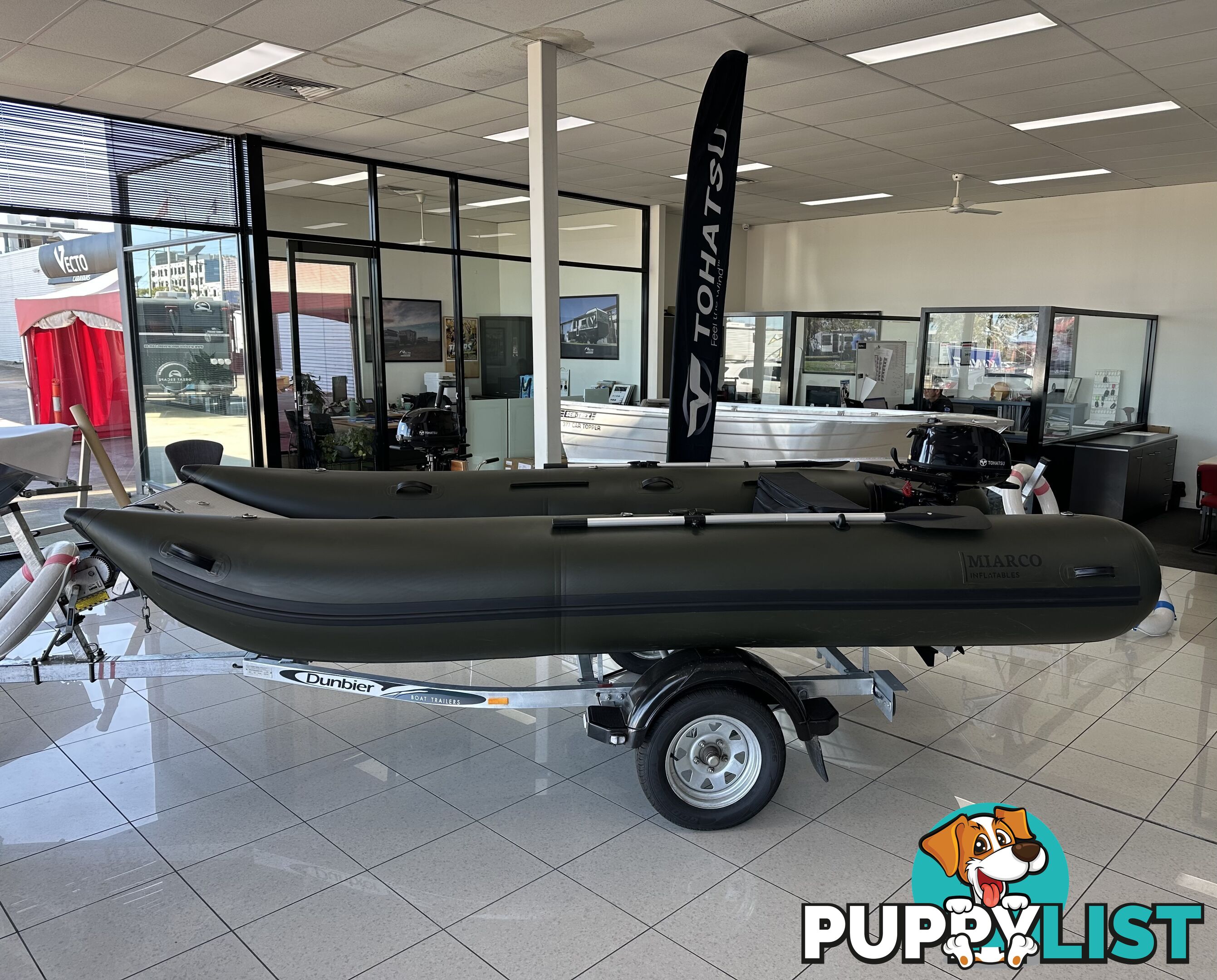 MIARCO INFLATABLES 400 TRAVEL CAT AIRDECK INFLATABLE BOAT