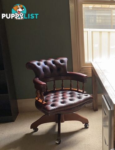 Leather Captains Chair