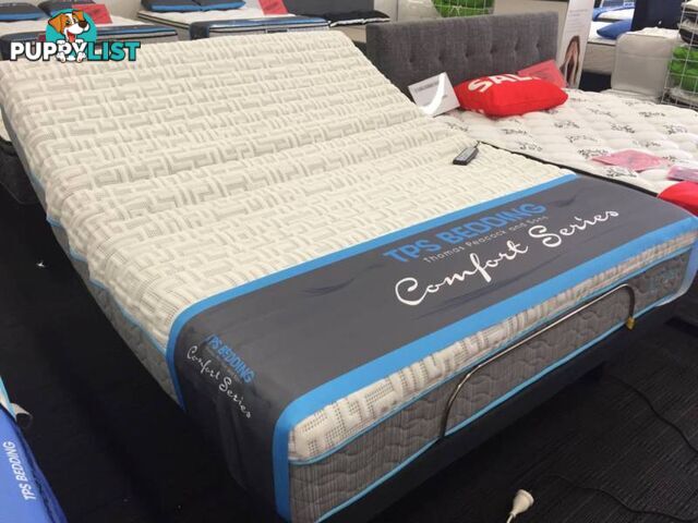 ELECTRIC QUEEN BED WITH ORTHOPEDIC MATTRESS- STOCK CLEARENCE