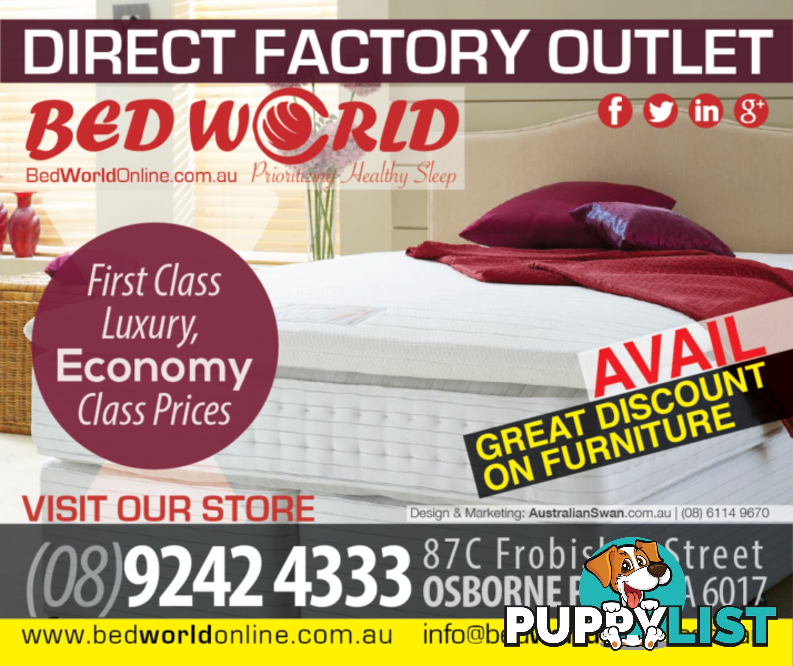 QUEEN COOLING GEL/LATEX MATTRESS