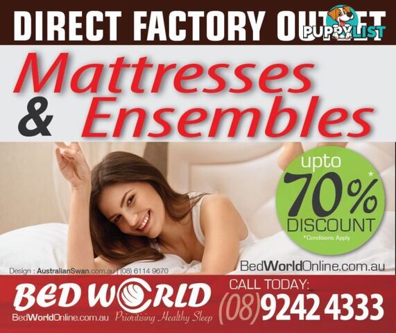 MATTRESS DOUBLE - PILLOW TOP - BRAND