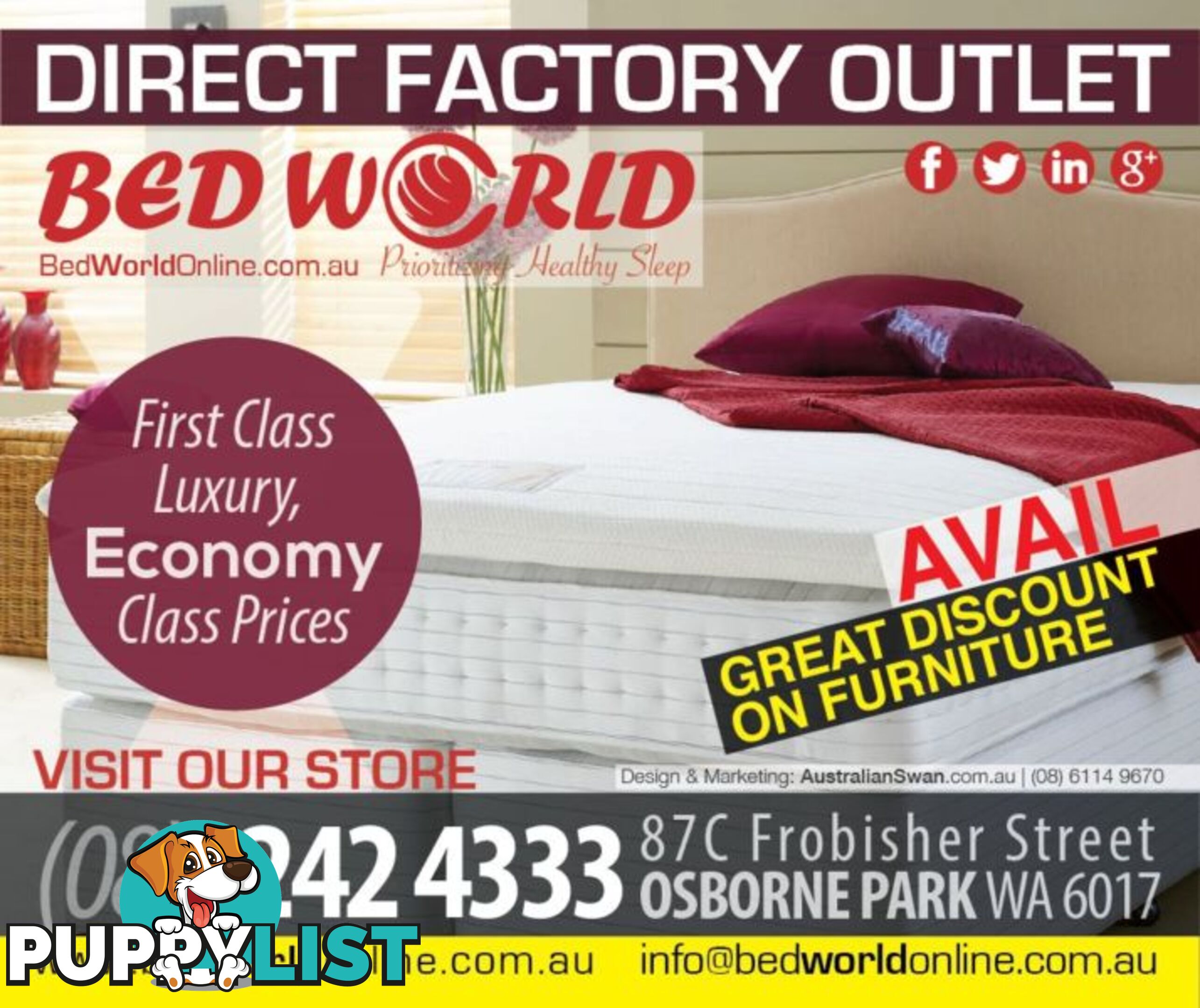 COOLING GEL QUEEN MATTRESS-FLOOR STOCK CLEARANCE