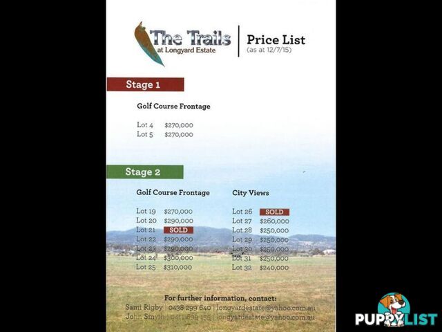 Lot 19/'The Trail Rodeo Drive TAMWORTH NSW 2340