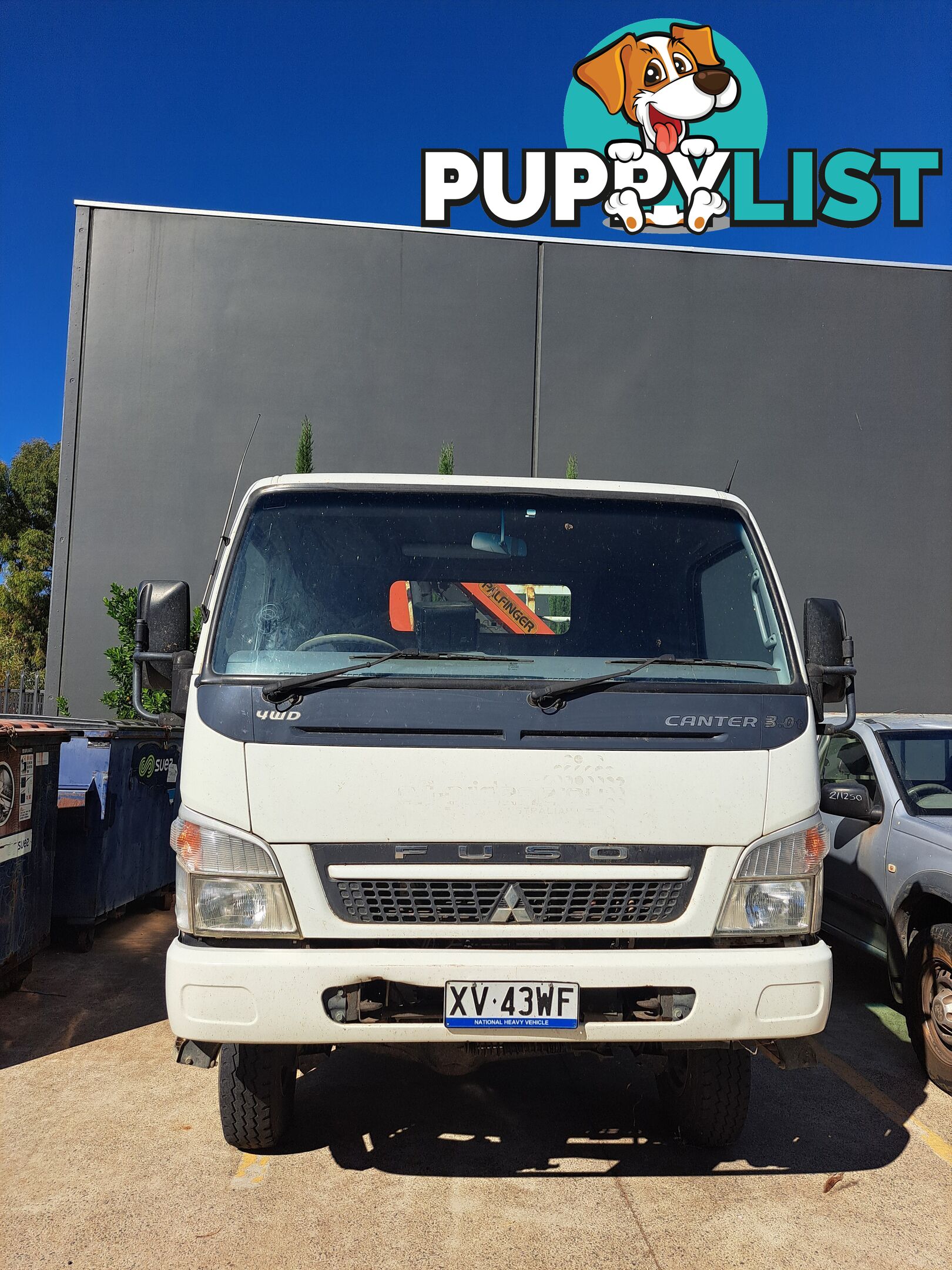2009 Mitsubishi Fuso Canter 3.0 Crane Truck