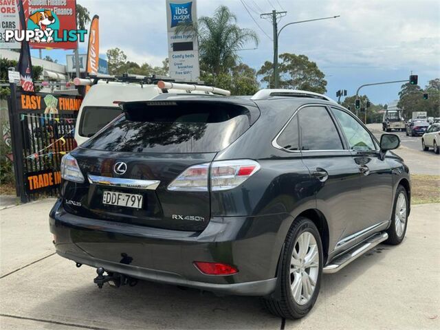 2009 LEXUS RX450H SPORTSLUXURY GYL15R 4D WAGON