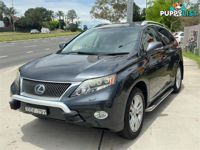 2009 LEXUS RX450H SPORTSLUXURY GYL15R 4D WAGON