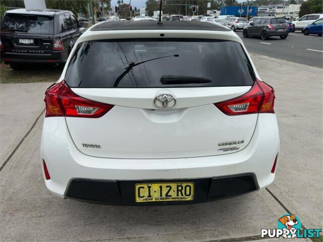 2013 TOYOTA COROLLA ASCENTSPORT  5D HATCHBACK