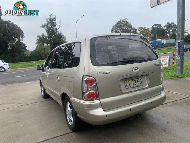 2005 HYUNDAI TRAJET V62 7  4D WAGON