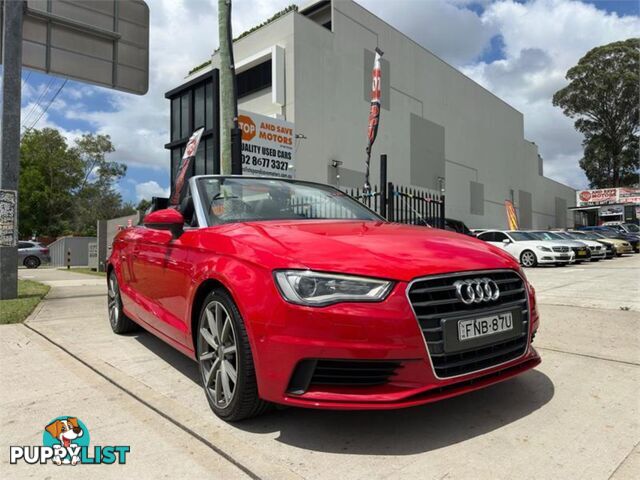 2016 AUDI A3 1 4TFSIATTRACTIONCOD 8VMY16 2D CABRIOLET