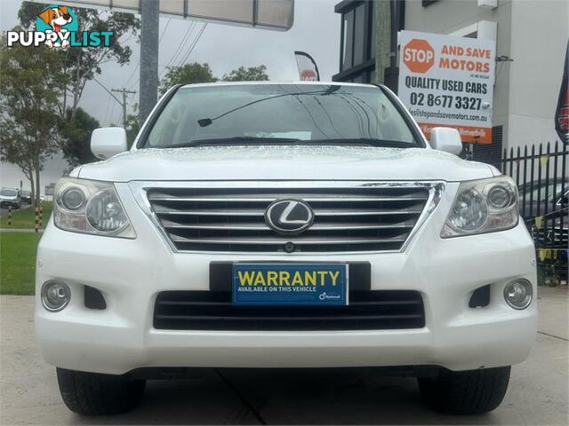 2008 LEXUS LX570 SPORTSLUXURY URJ201R 4D WAGON