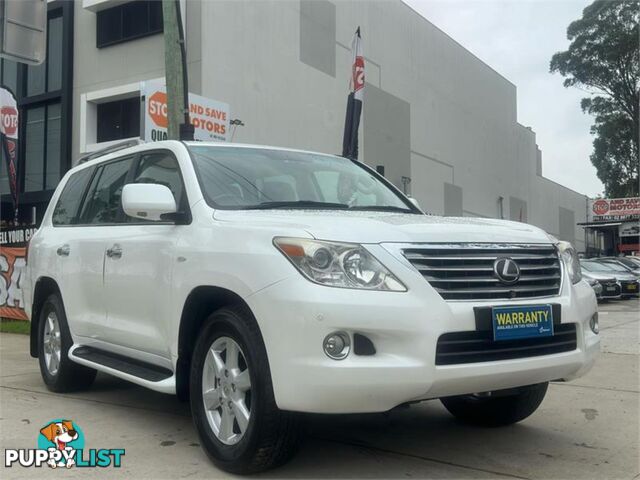 2008 LEXUS LX570 SPORTSLUXURY URJ201R 4D WAGON