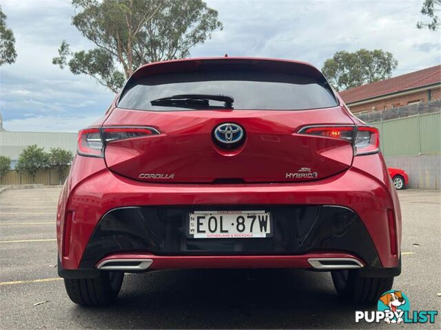 2020 TOYOTA COROLLA ZRHYBRID ZWE211R 5D HATCHBACK