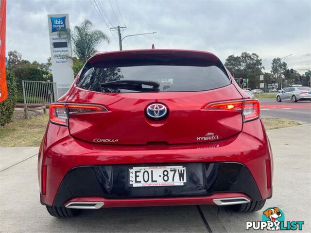 2020 TOYOTA COROLLA ZRHYBRID ZWE211R 5D HATCHBACK