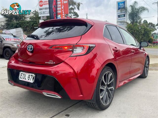 2020 TOYOTA COROLLA ZRHYBRID ZWE211R 5D HATCHBACK