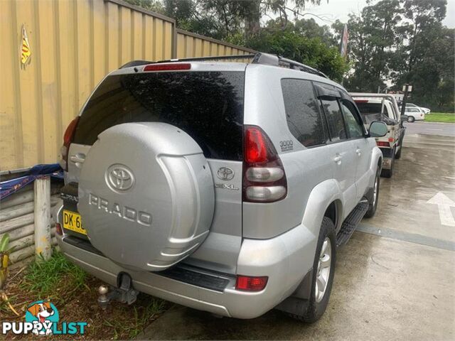 2007 TOYOTA LANDCRUISER PRADOGXL(4X4) KDJ120R07UPGRADE 4D WAGON