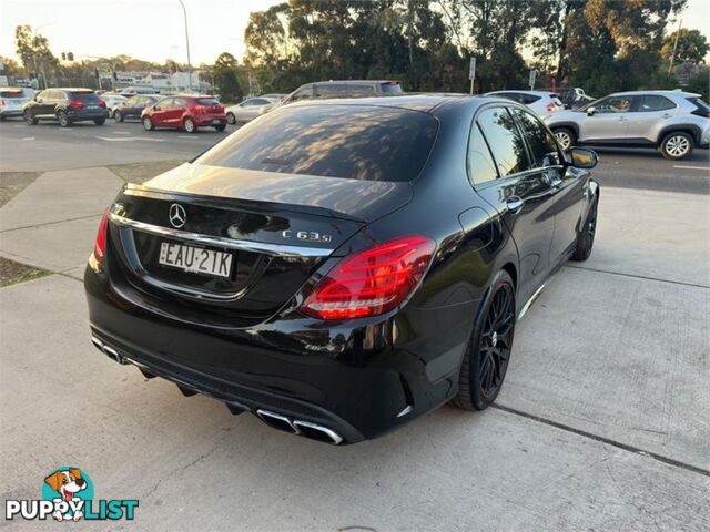 2015 MERCEDES-BENZ C63 AMGS 205 4D SEDAN