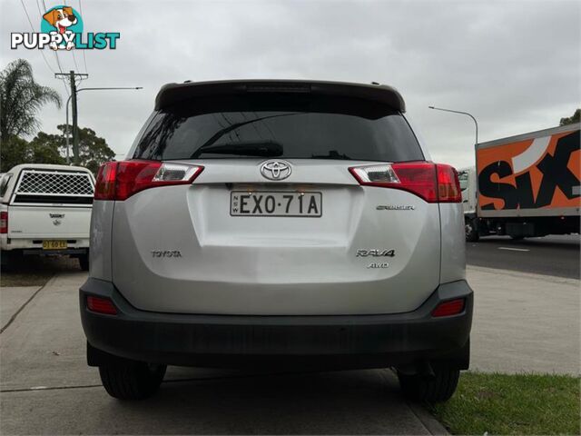 2013 TOYOTA RAV4 CRUISER(4X4) ASA44R 4D WAGON