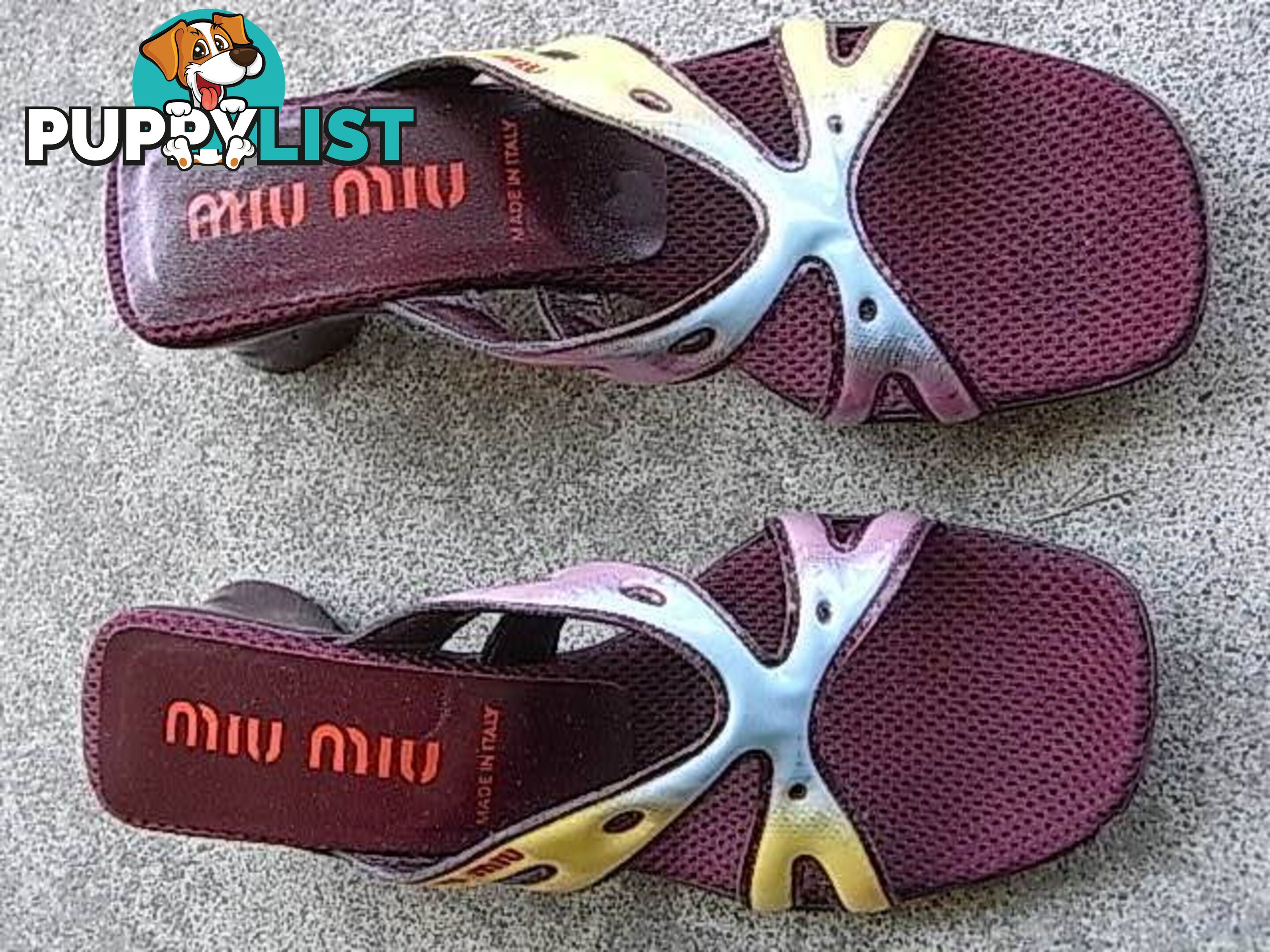 NEW MIU MIU SHOES SIZE 38.5 MADE IN ITALY PICKUP OR POSTAGE