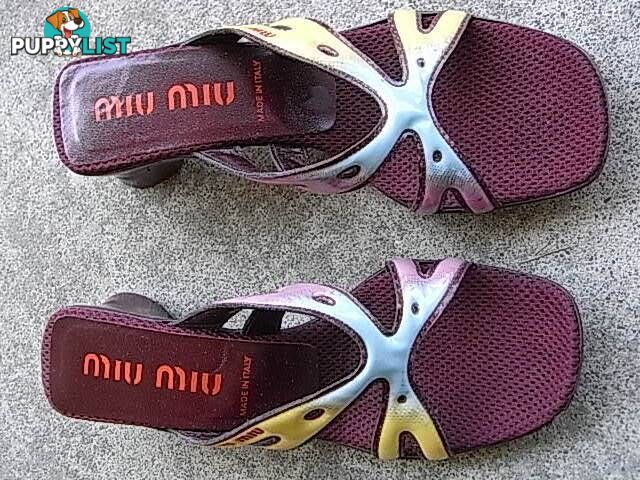 NEW MIU MIU SHOES SIZE 38.5 MADE IN ITALY PICKUP OR POSTAGE