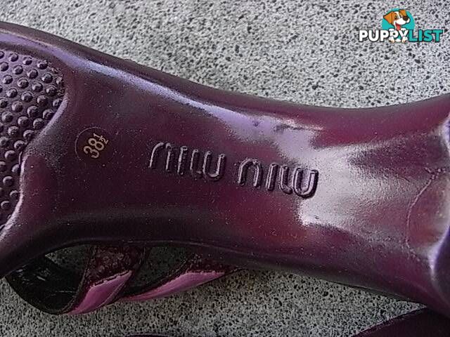 NEW MIU MIU SHOES SIZE 38.5 MADE IN ITALY PICKUP OR POSTAGE