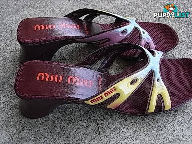 NEW MIU MIU SHOES SIZE 38.5 MADE IN ITALY PICKUP OR POSTAGE