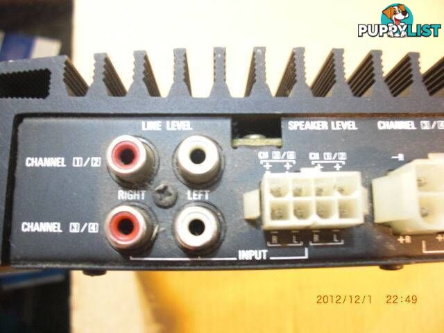 Alpine 3550 Amp Amplifier Bridgeable output PICKUP OR POSTAGE