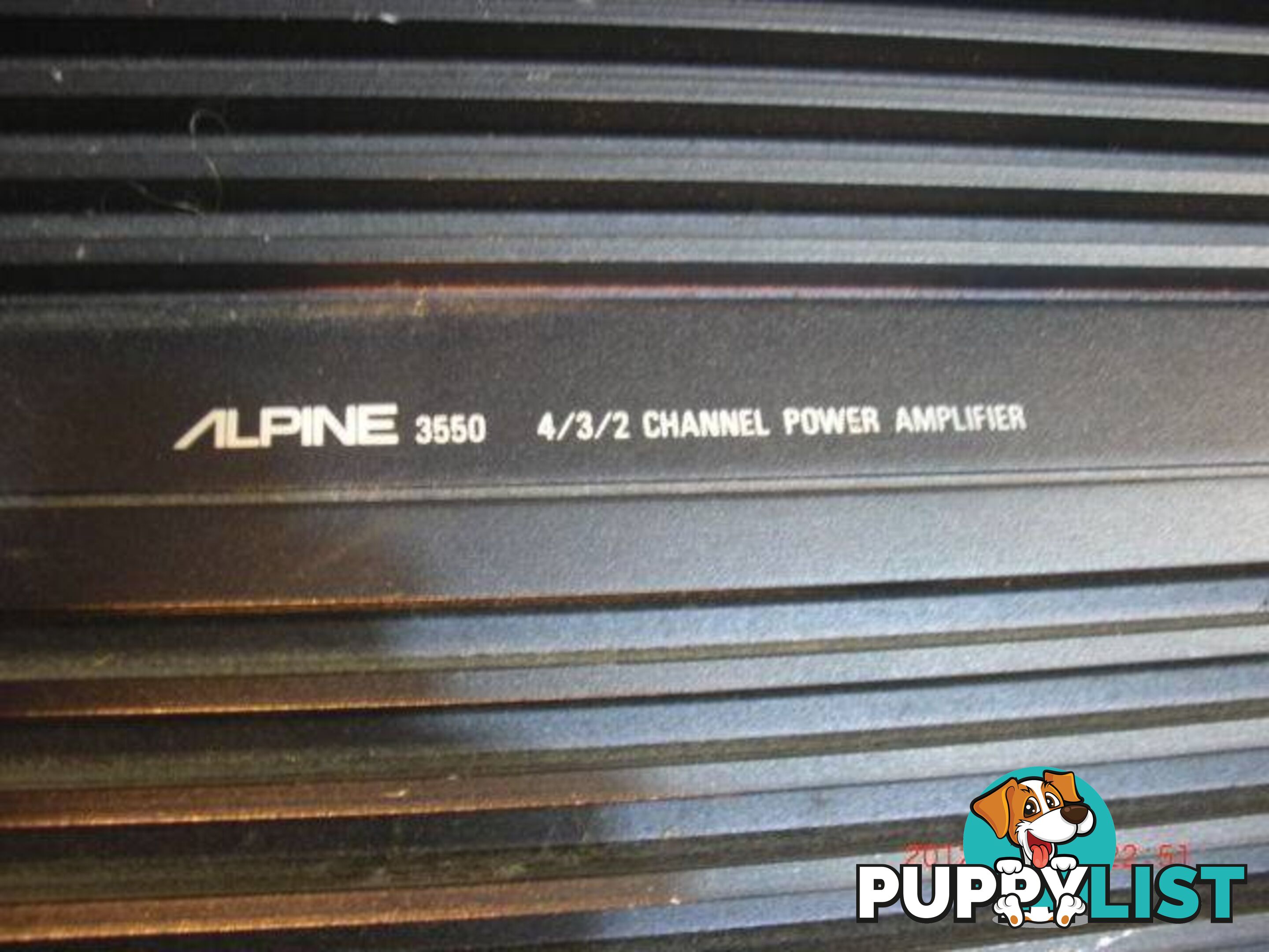 Alpine 3550 Amp Amplifier Bridgeable output PICKUP OR POSTAGE