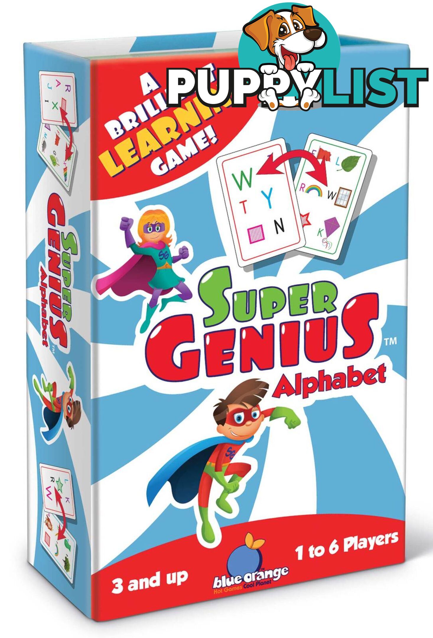 Super Genius - Alphabet - Blue Orange Games - 803979013091