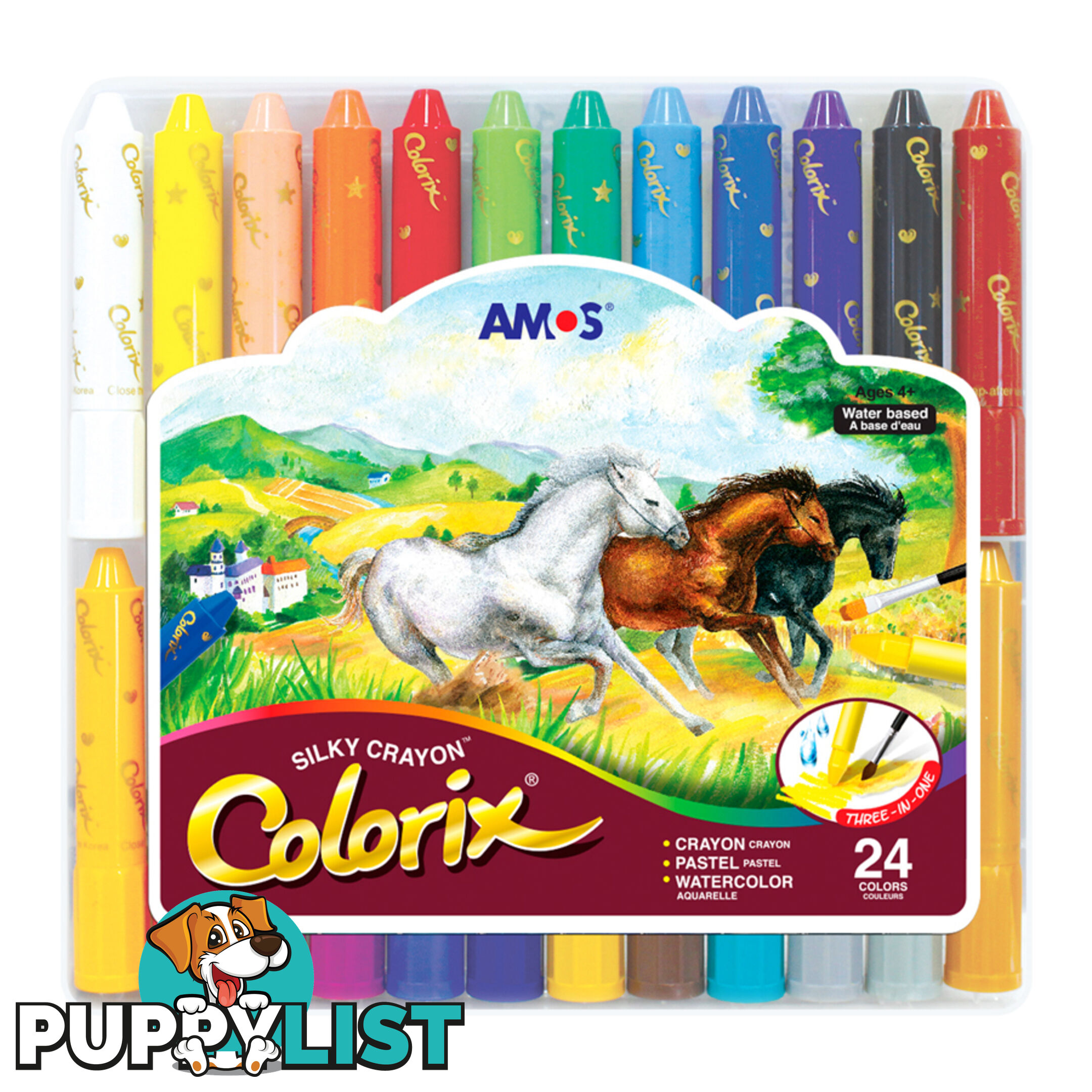 Colorix - 24 Pack in Plastic Case - Amos